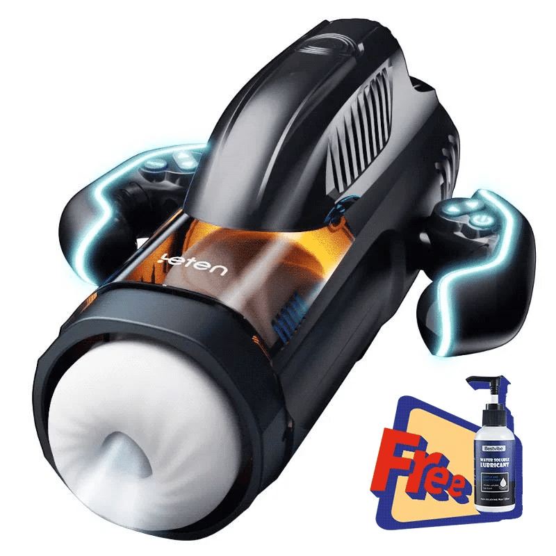 【3.15 IN Depth】Leten 10 Vibrating & Sucking Voice Handheld Masturbator Male Sex Toys