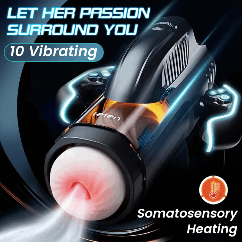 【3.15 IN Depth】Leten 10 Vibrating & Sucking Voice Handheld Masturbator Male Sex Toys