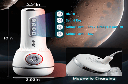【30% Off】Leten Automatic Masturbator 10 Squeezing Sucking Vibrating Sensations  Free Lube Male Sex Toy