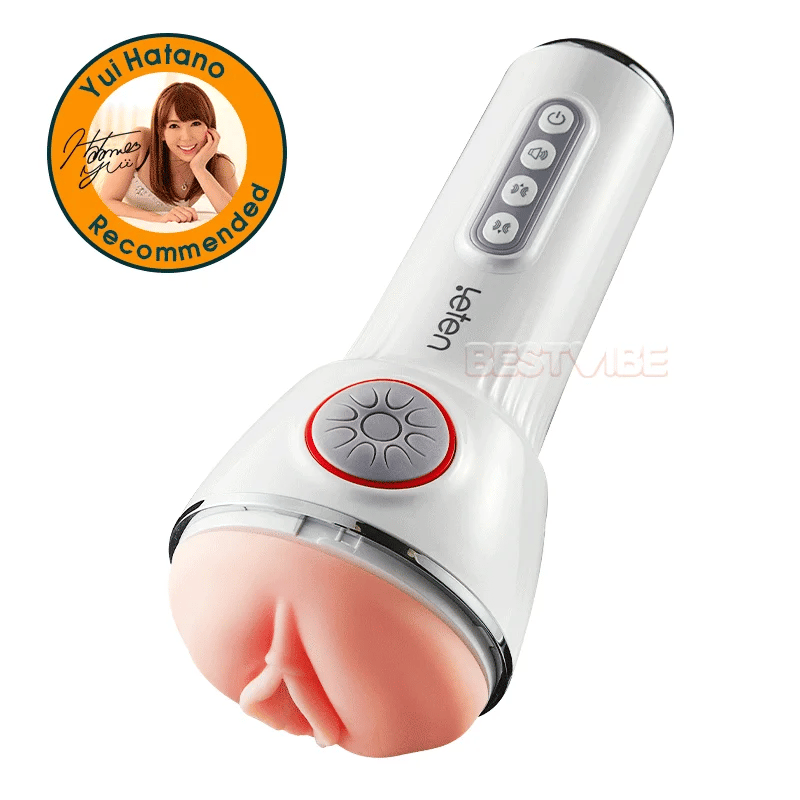 【30% Off】Leten Automatic Masturbator 10 Squeezing Sucking Vibrating Sensations  Free Lube Male Sex Toy
