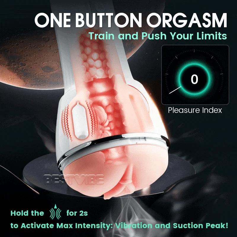 【30% Off】Leten Automatic Masturbator 10 Squeezing Sucking Vibrating Sensations  Free Lube Male Sex Toy