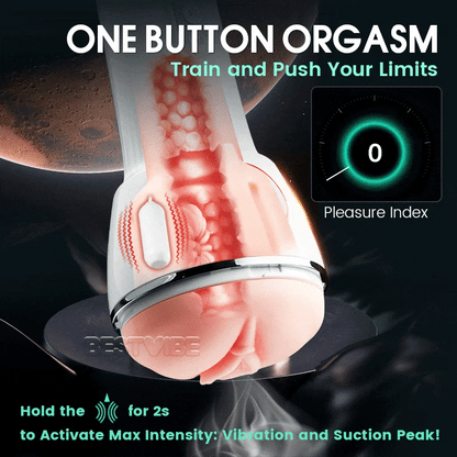 【30% Off】Leten Automatic Masturbator 10 Squeezing Sucking Vibrating Sensations  Free Lube Male Sex Toy