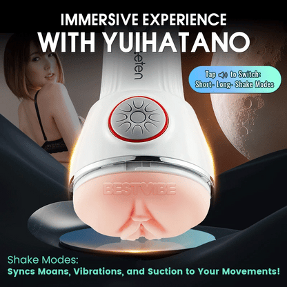 【30% Off】Leten Automatic Masturbator 10 Squeezing Sucking Vibrating Sensations  Free Lube Male Sex Toy